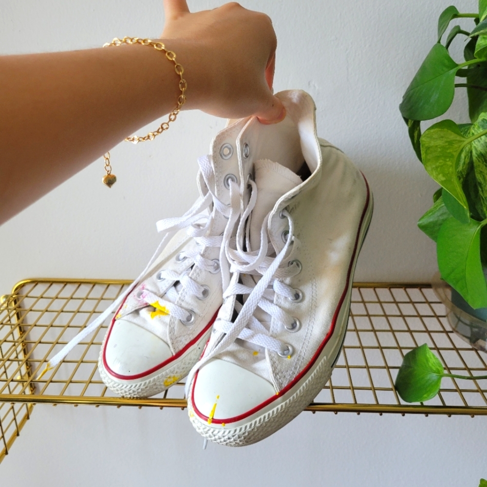 White High-top Converse women's 7